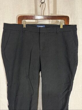 Old Navy Black with White Microdot Women’s Harper Pants